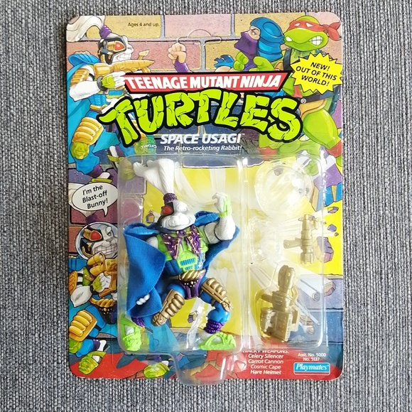1991 Space Usagi Unpunched TMNT Playmates Teenage Mutant Ninja Turtles - Picture 1 of 8